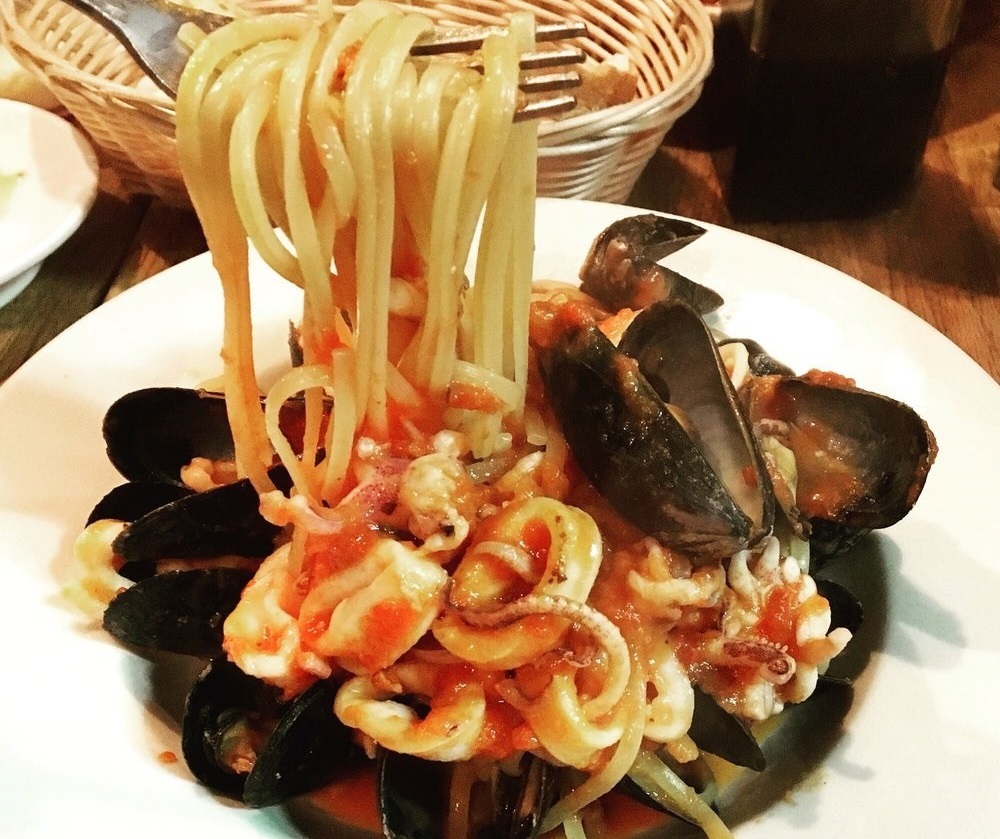 Pepe Rosso To Go Seafood Pasta