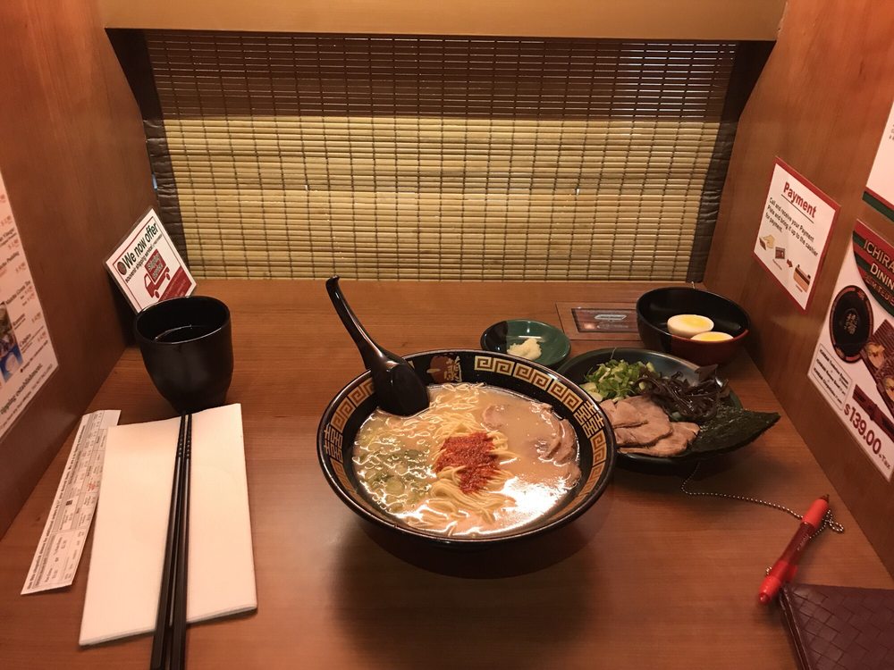 Ichiran Ramen Booth