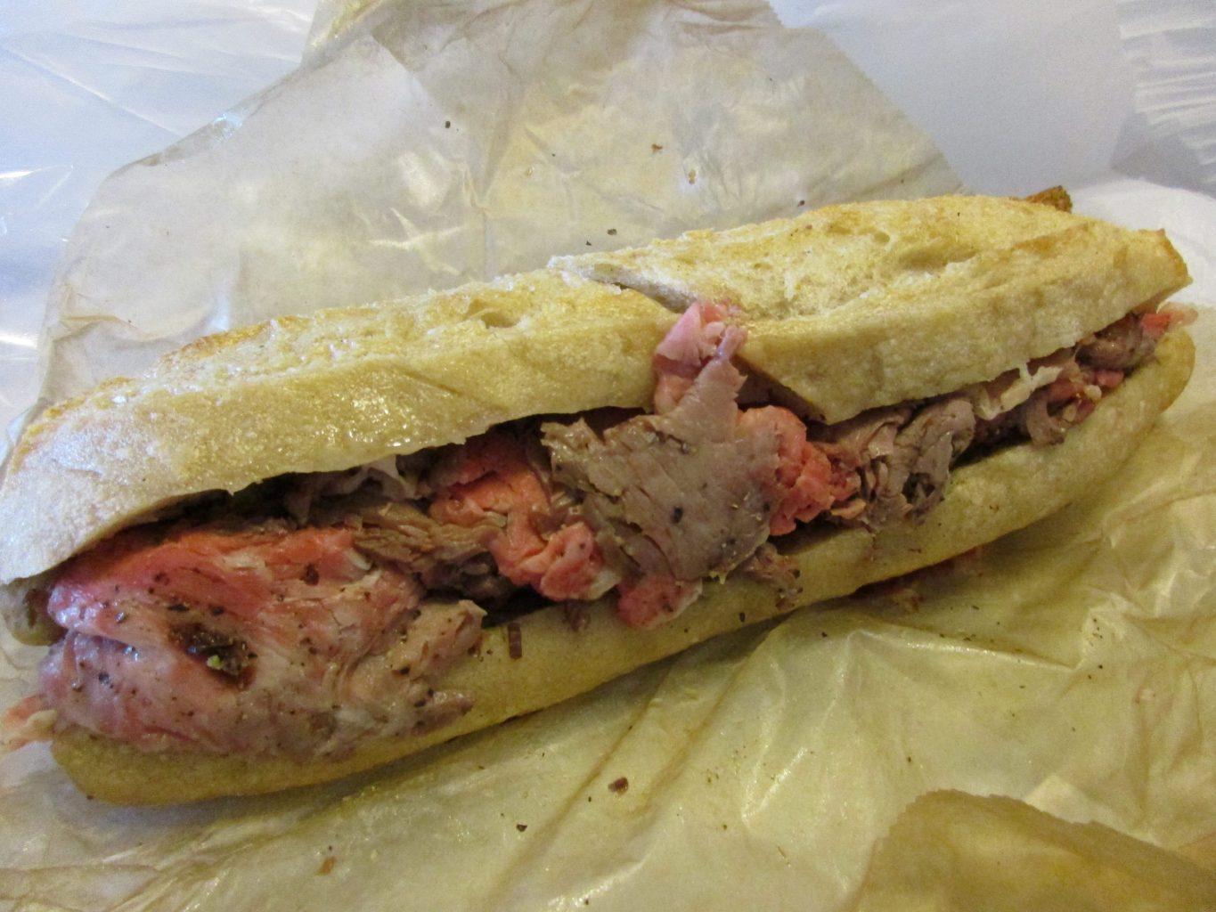 Eataly Prime Rib Panino