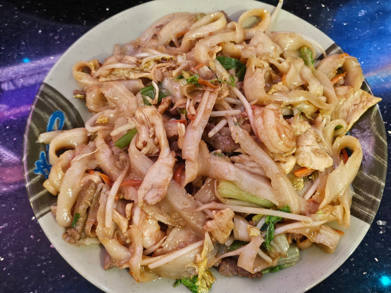 Tasty Hand Pulled Noodles Stir Fried