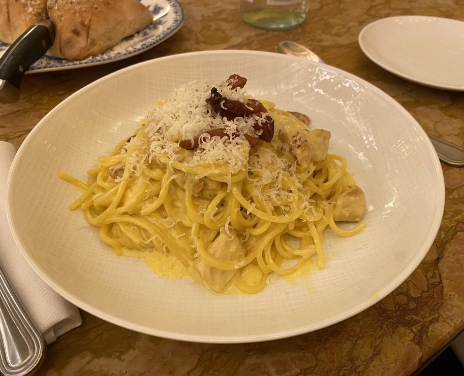 Trattoria Dell Arte Spaghetti Carbonara